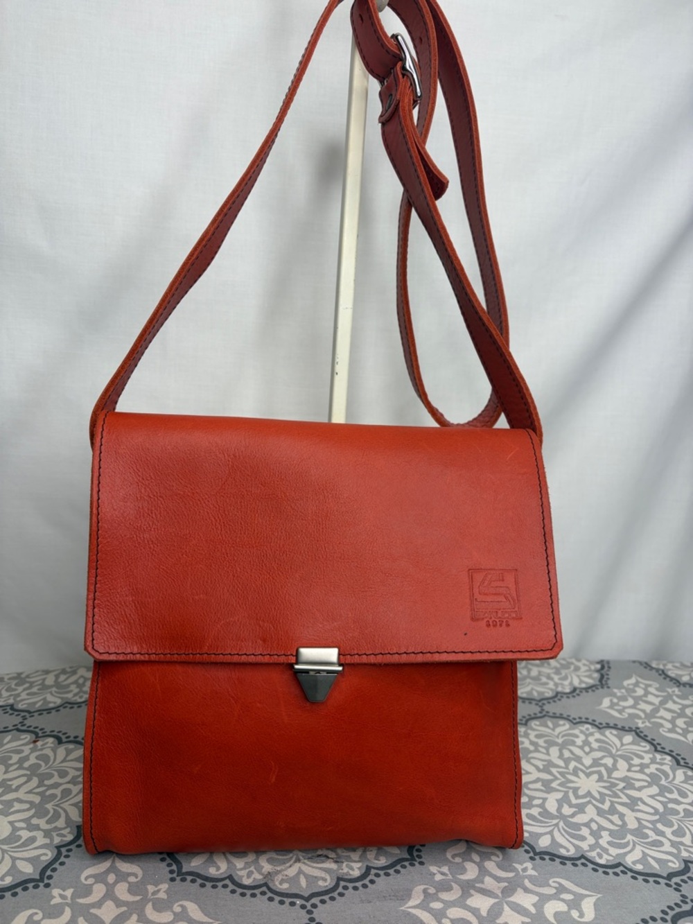 Red Leather Crossbody/Bag